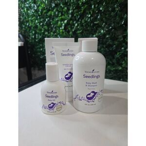 Set of Young Living Seedlings baby care products new in box